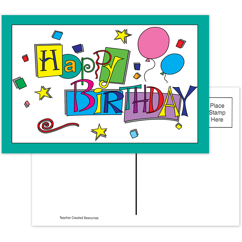 Happy Birthday 30pk Postcards 4x6