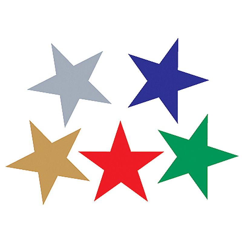 Foil Stickers Assorted Stars