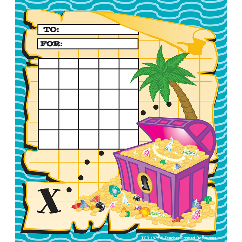 Treasure Chest Incentive Charts 36