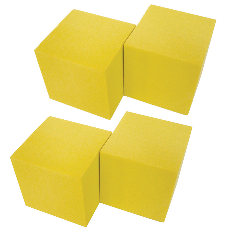 2 Inch Foam Blank Dice 4pk