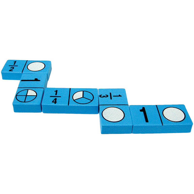 Foam Fraction Dominoes