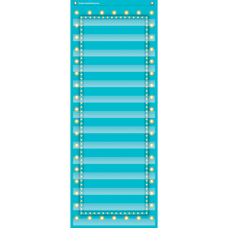 Light Blue Marquee 14 Pocket 13x34