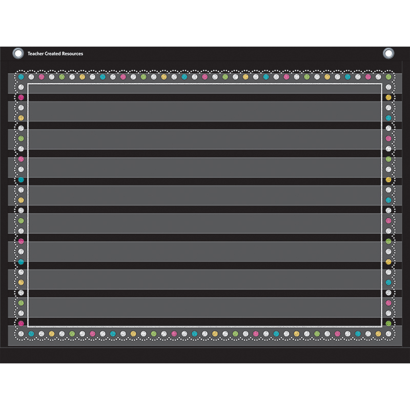 Chalkboard Brights 10 Pocket 17x22