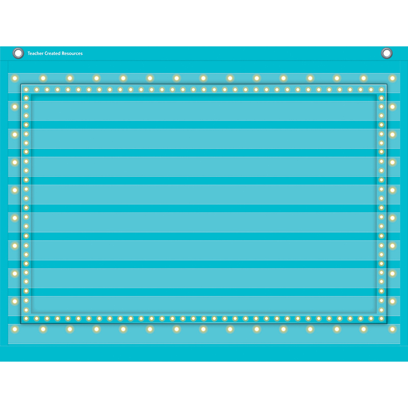 Light Blue Marquee 10 Pocket 17x22