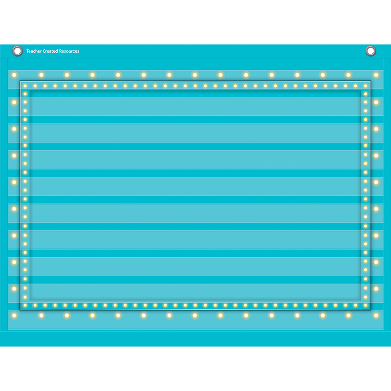 Light Blue Marquee 10 Pocket 17x22