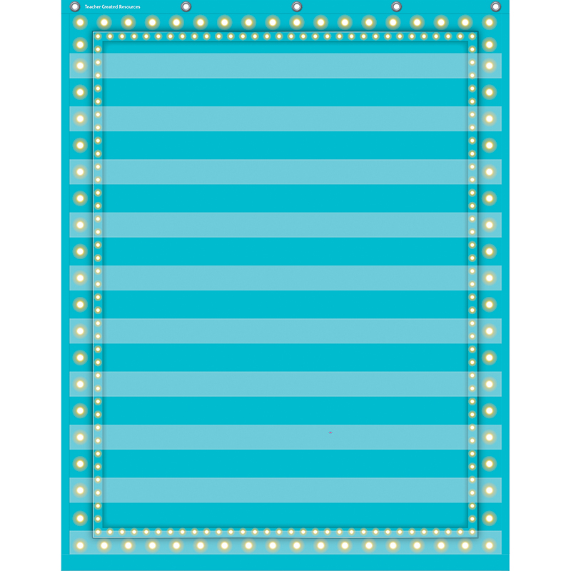 Light Blue Marquee 10 Pocket 34x44
