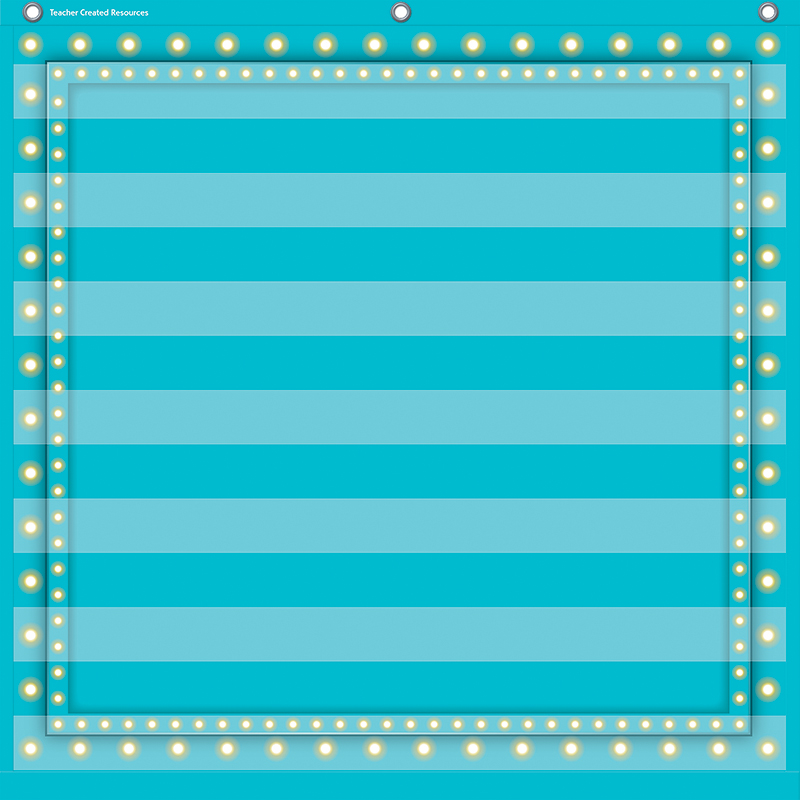 Light Blue Marquee 7 Pocket 28x28