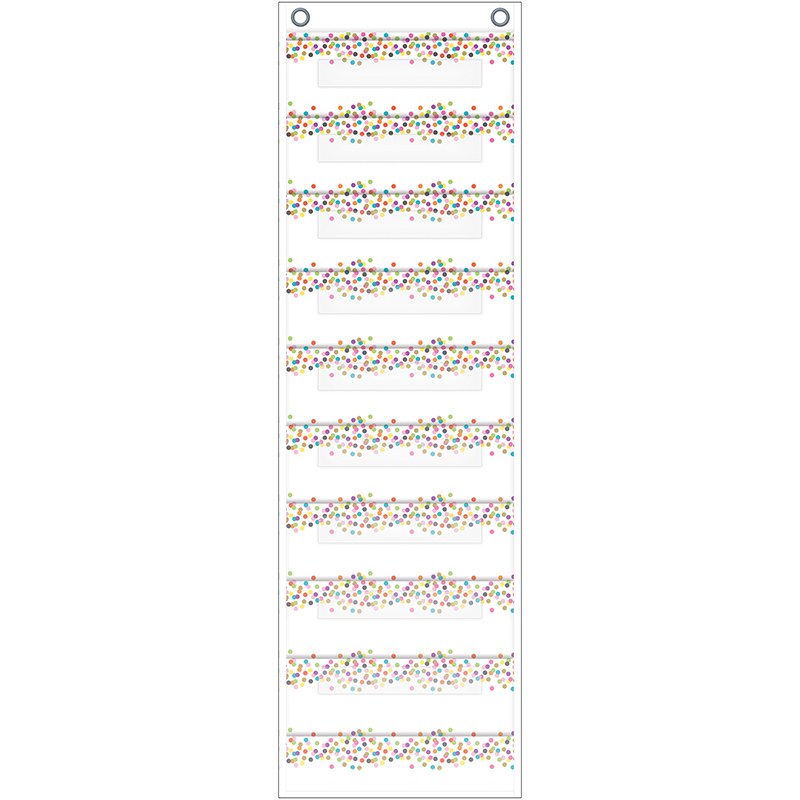 File Storage Pocket Chart Confetti