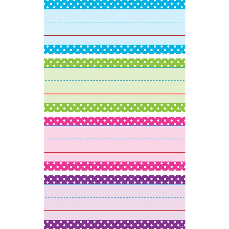 Bright Polka Dots Word Strips