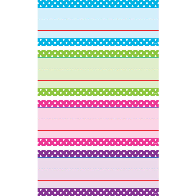 Bright Polka Dots Word Strips