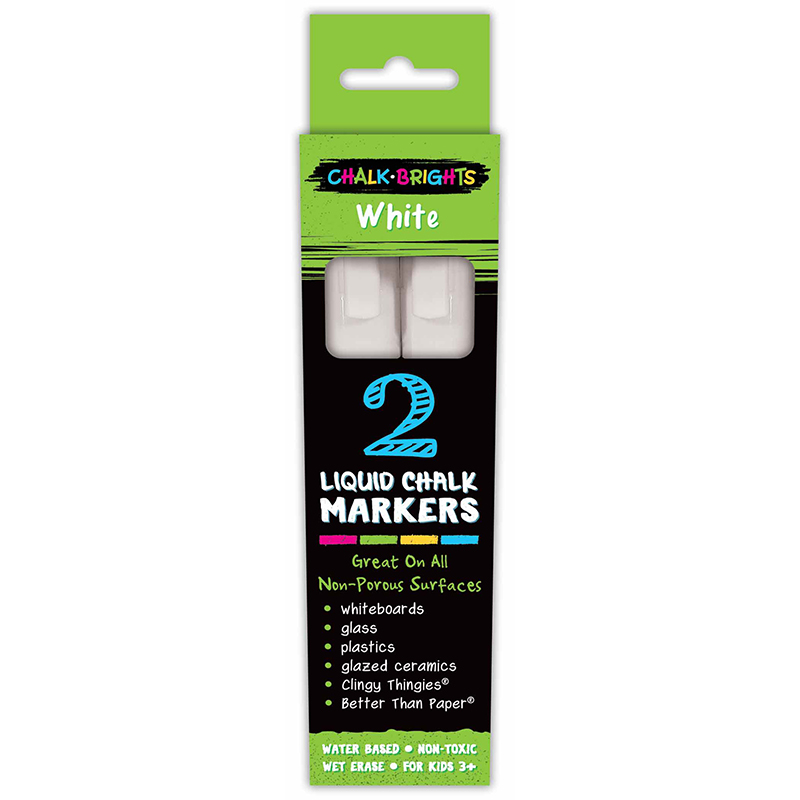 White Liquid Chalk Markers 2pk
