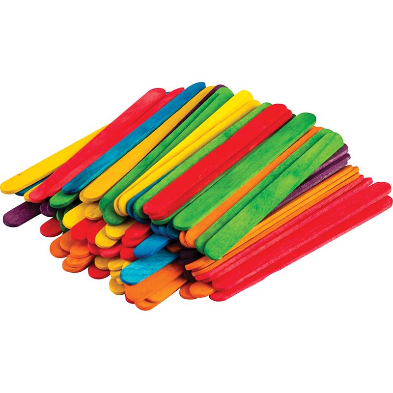Stem Basics Multicolor Craft Sticks