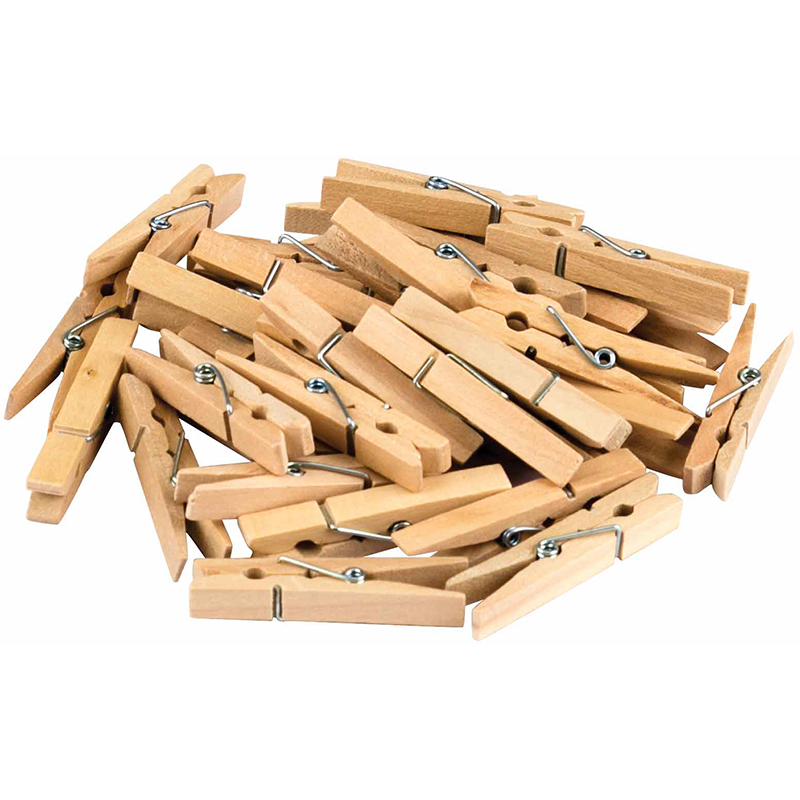 Stem Basics Medium Clothespins 50ct