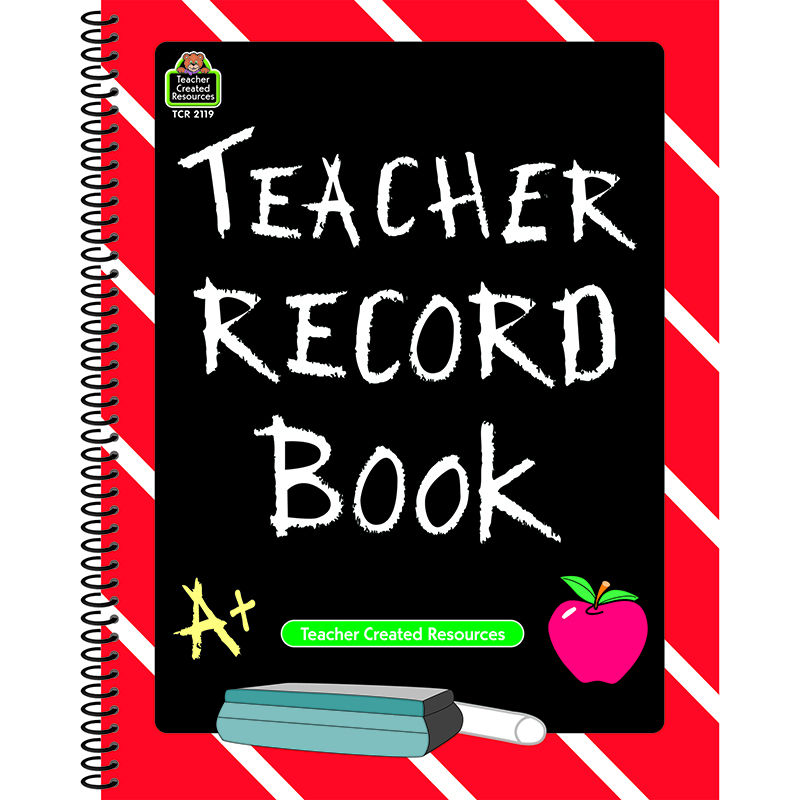 Teacher Record Book Chalkboard