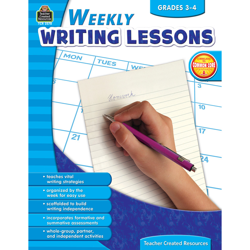 Weekly Writing Lessons Gr 3-4