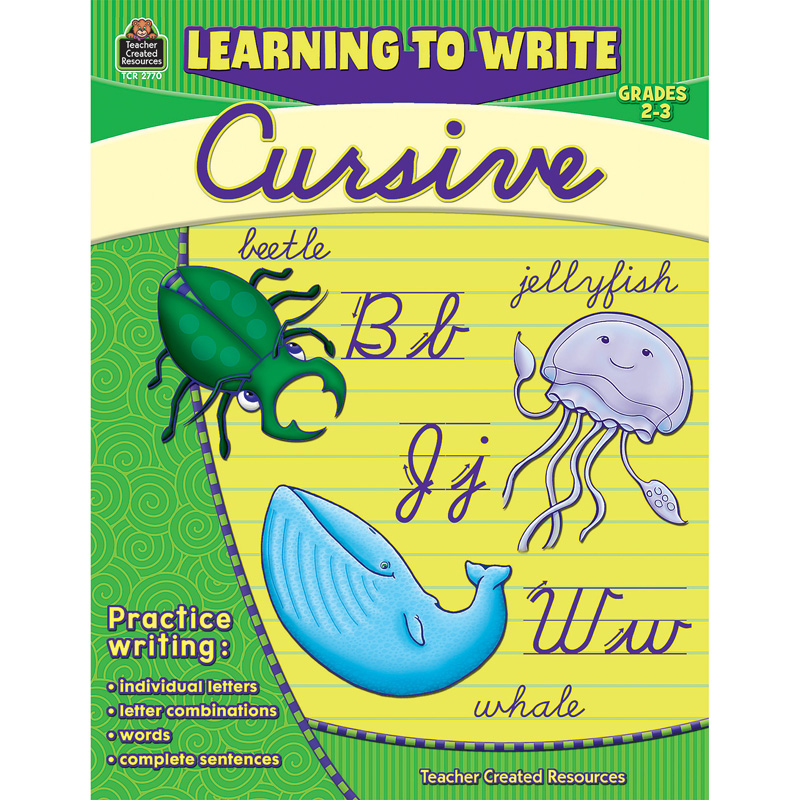 Learning To Write Cursive Gr 2-3