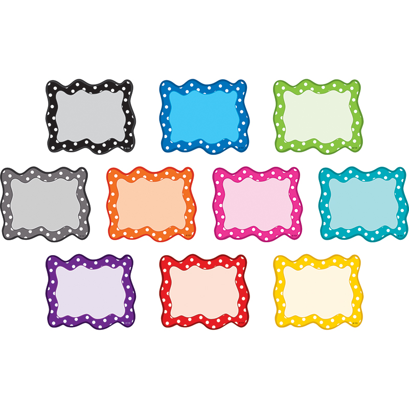 Polka Dots Blank Cards Mini Accents