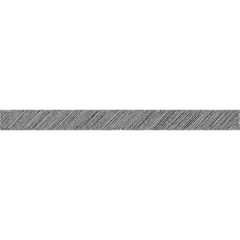 Black Scribble Straight Border Trim