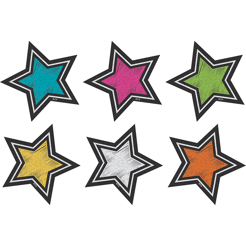 Chalkboard Bright Star Mini Accents