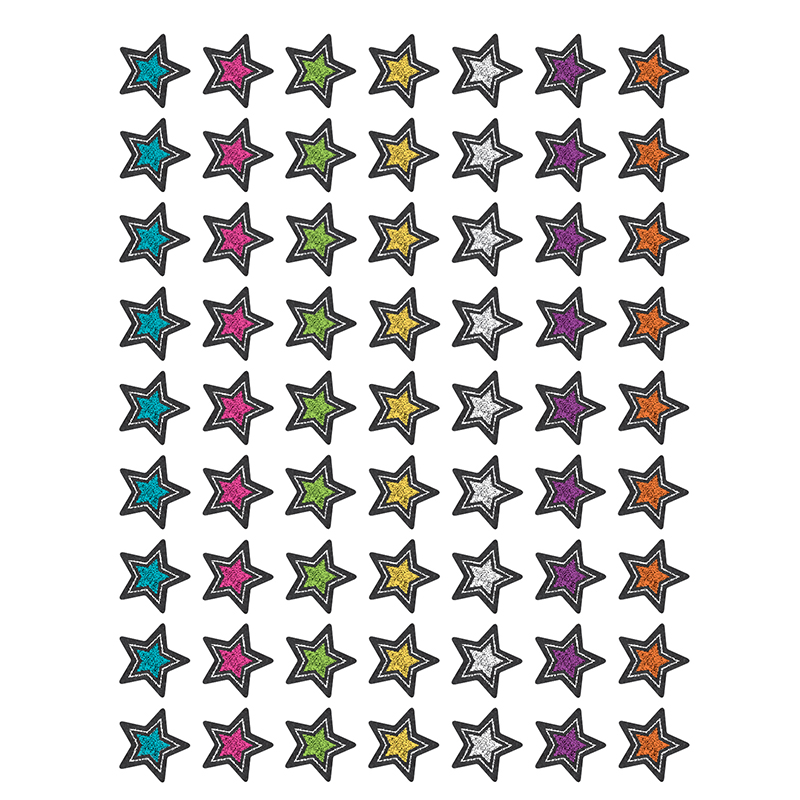 Chalkboard Bright Star Mini Sticker