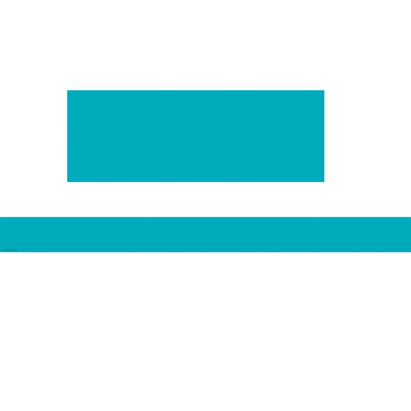 Teal Straight Border Trim