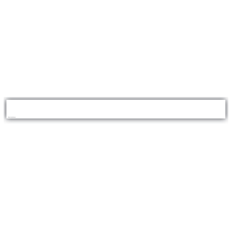 White Straight Border Trim