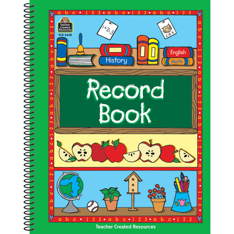 Record Book Green Border