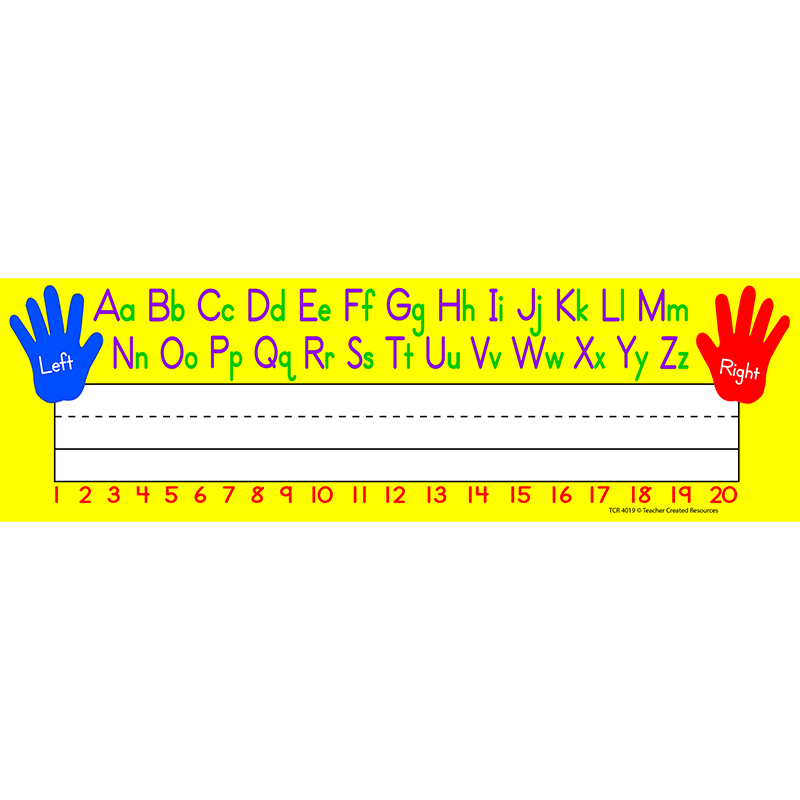 Left Right Alphabet 36pk Flat Name
