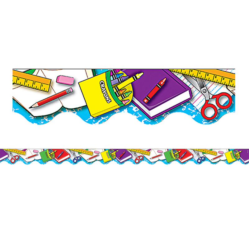 School Tools Border Trim