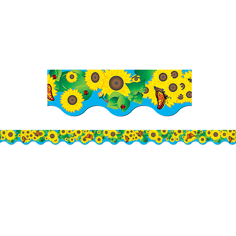 Sunflowers Border Trim