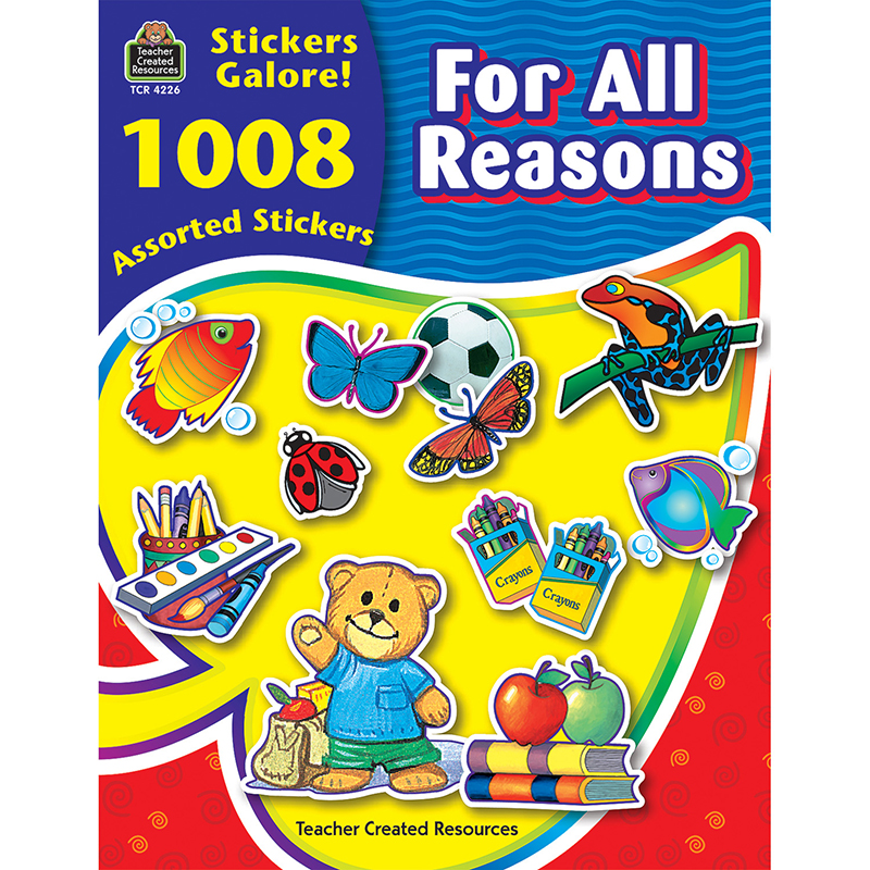 For All Reasons Sticker Book 1008pk
