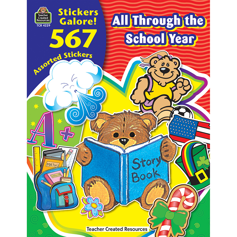 All Through The School Year Sticker