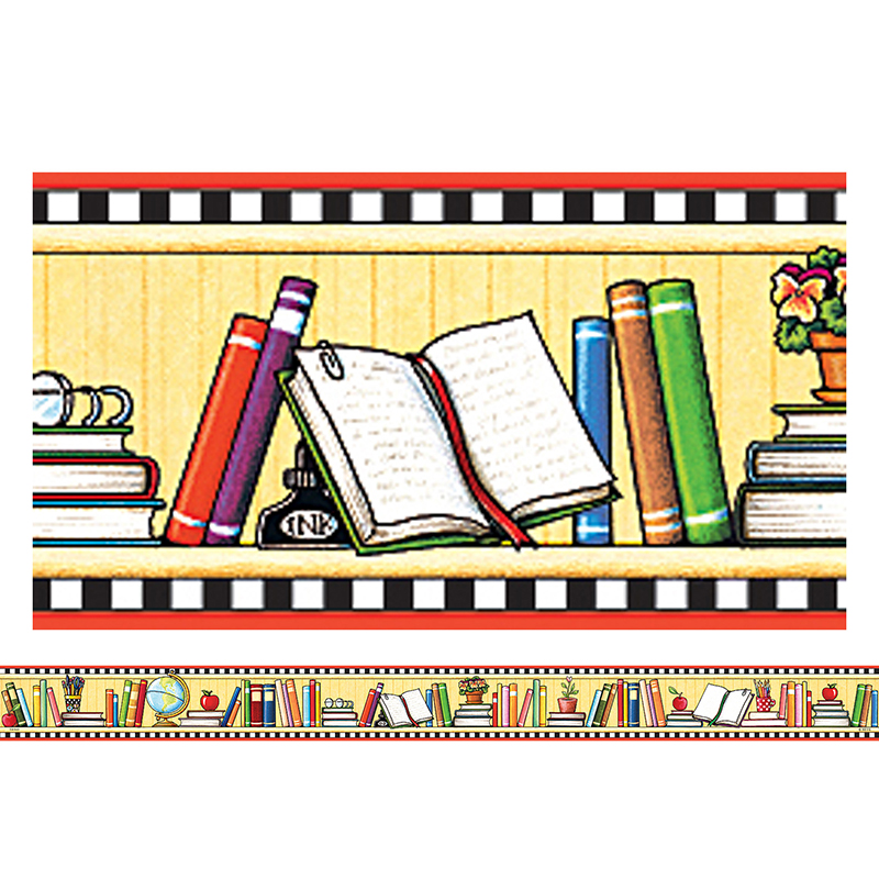 Me We Love Books Straight Border