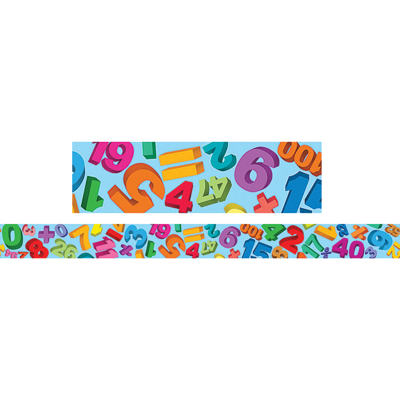 Math Straight Border Trim