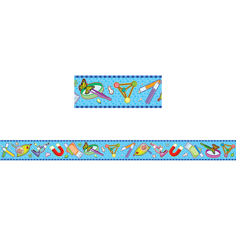 Science Straight Border Trim