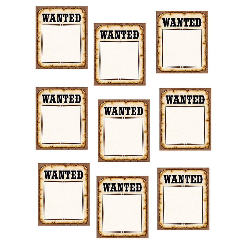 Western Wanted Posters Accents