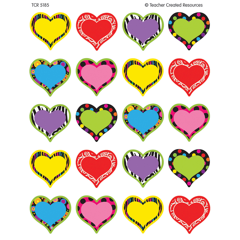 Fancy Hearts Stickers