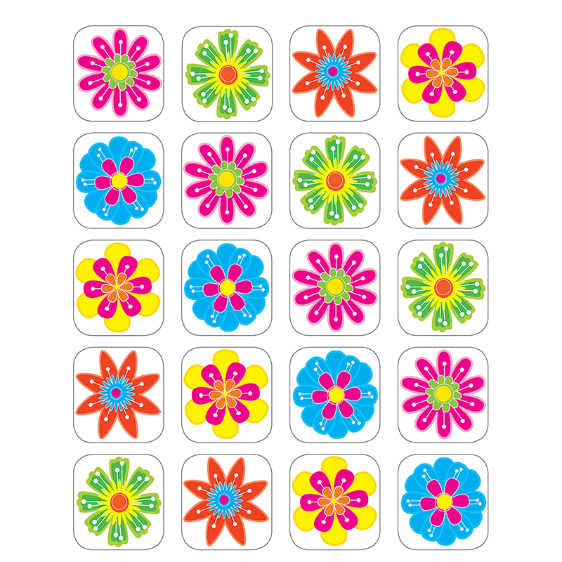 Fun Flowers Stickers