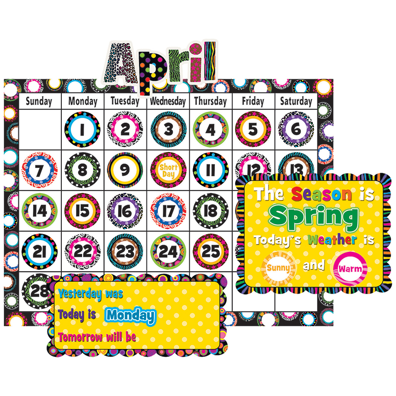 Fancy Circles Calendar Bb Set