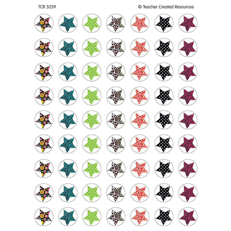 Fancy Stars Mini Stickers