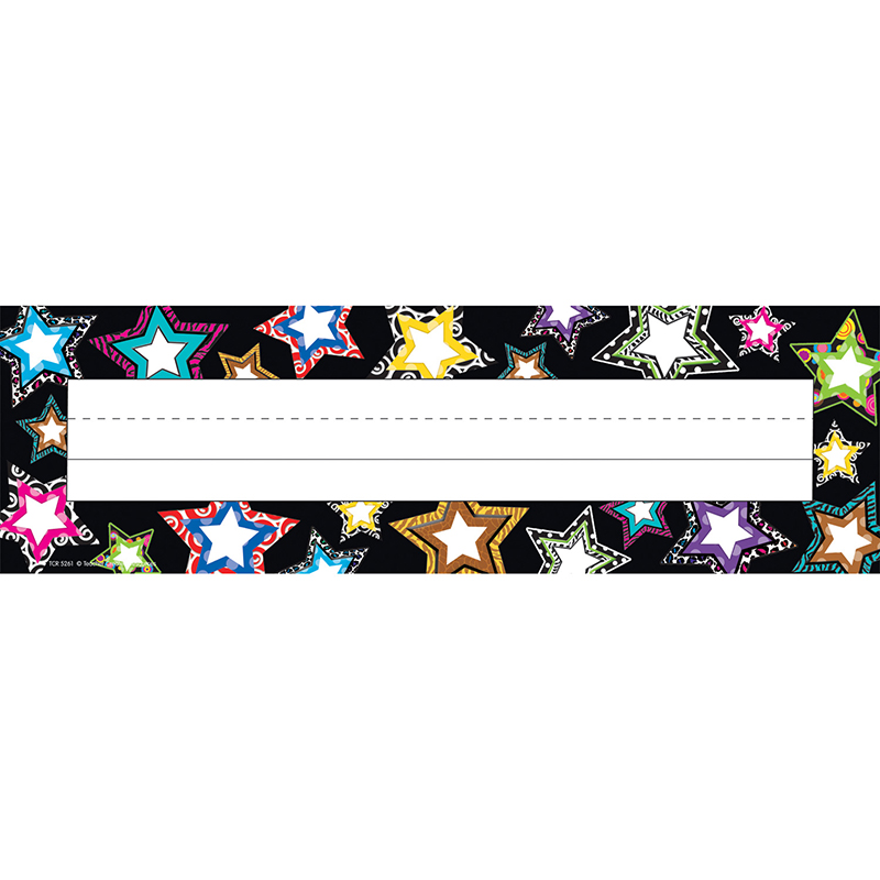 Fancy Stars Name Plates
