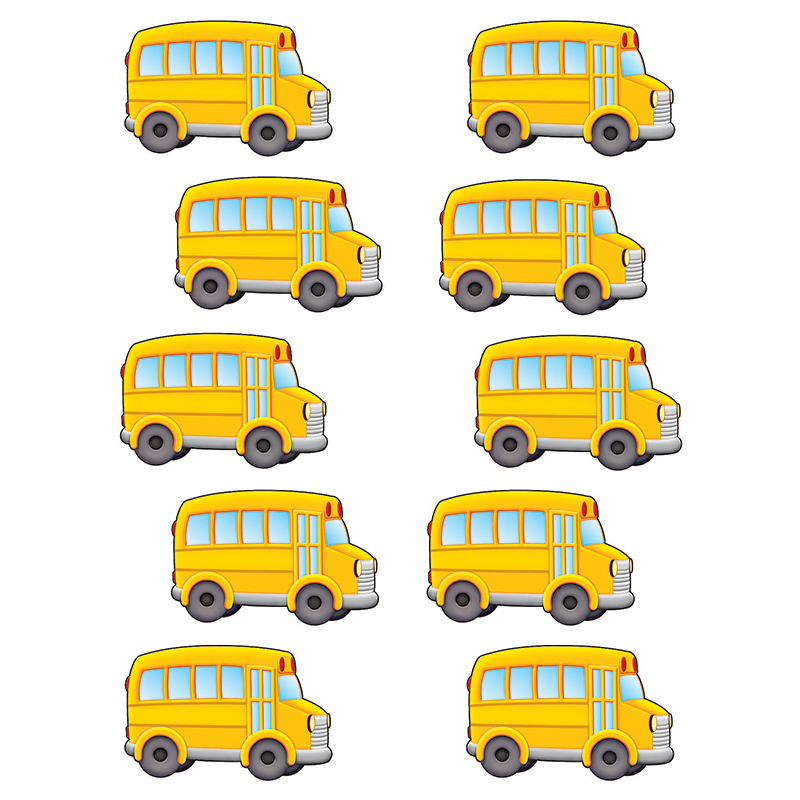 School Bus Accents 30 Pc