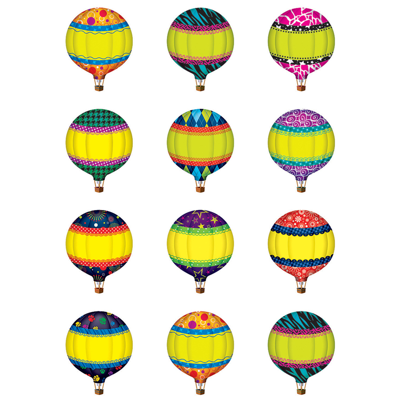 Hot Air Balloons Mini Accents