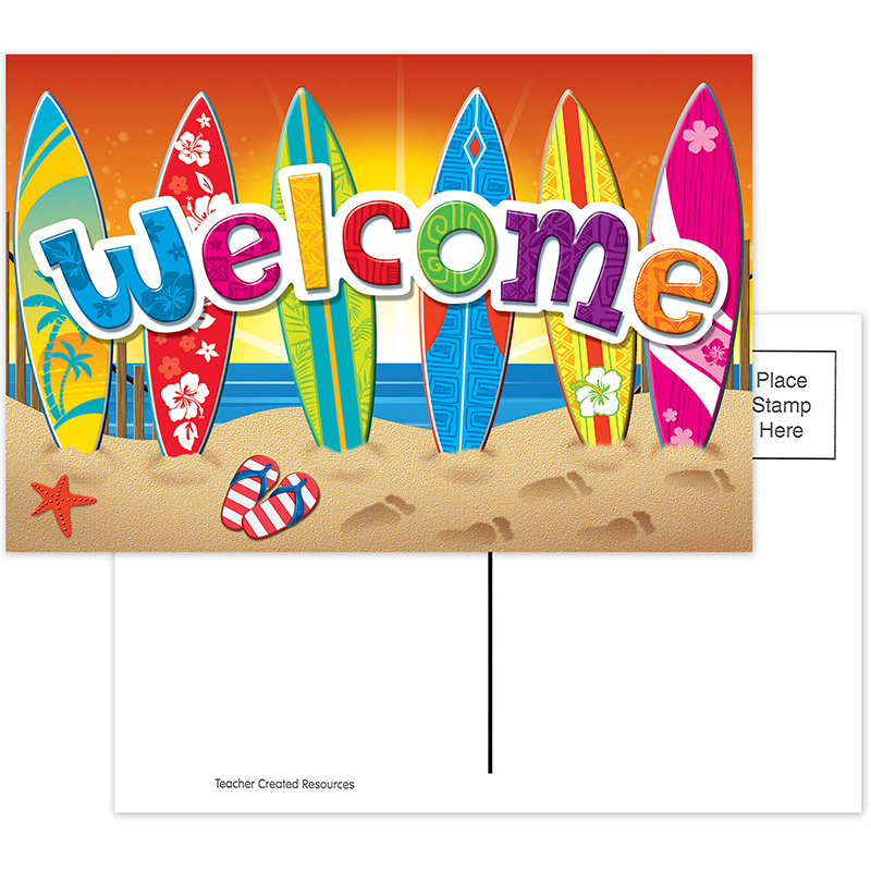 Surfs Up Welcome Postcards