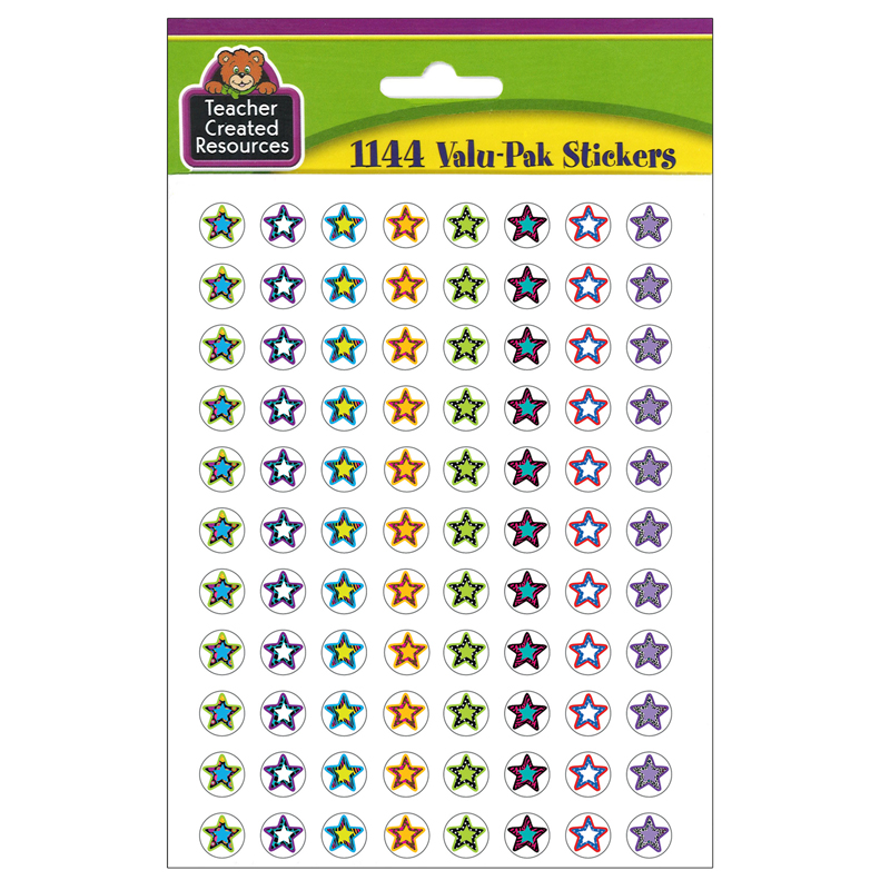 Fancy Stars 2 Mini Stickers Valu Pk