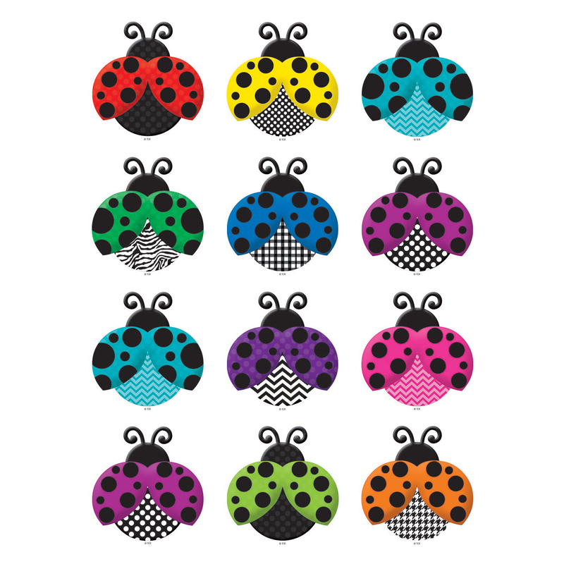 Colorful Ladybugs Mini Accents