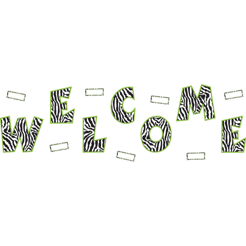 Zebra Welcome Bulletin Board