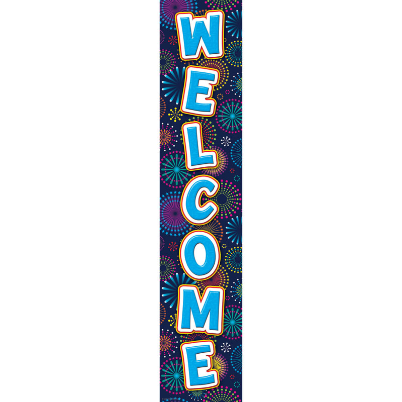 Fireworks Welcome Banner