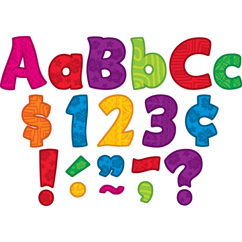 Surfs Up Funtastic 4in Letters