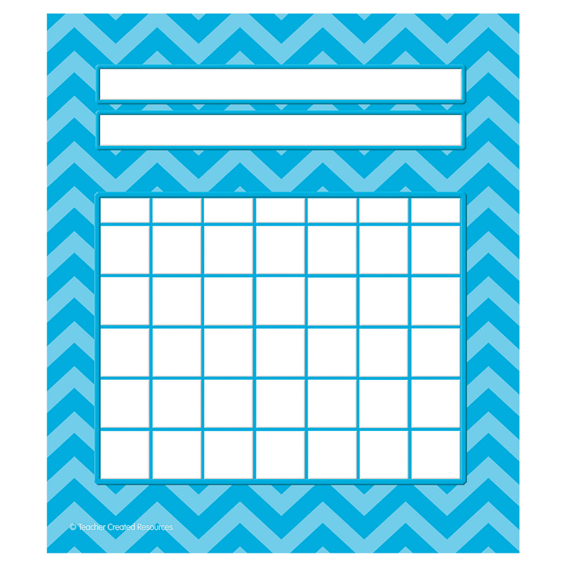 Aqua Chevron Incentive Charts Pack